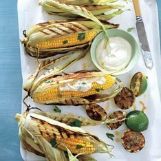 Grilled Corn On The Cob With Chile And Lime recipe