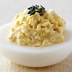 Sour Cream, Lemon, and Herb Deviled Eggs recipe