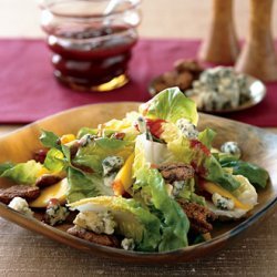Bibb Lettuce Salad with Persimmons and Candied Pecans recipe