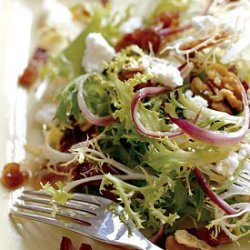 Frisée Salad with Bacon, Dates, and Red Onion recipe