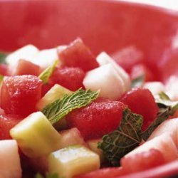 Watermelon, Cucumber, and Jícama Salad recipe