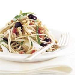 Summer Tomato and Basil Spaghettini recipe