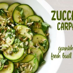 Zucchini Carpaccio recipe