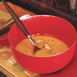 Carrot with Toasted Almond Soup recipe