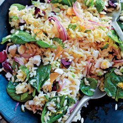 Spinach and Orzo Salad recipe