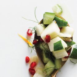 Chopped Cucumber, Pear, and Fennel Salad recipe