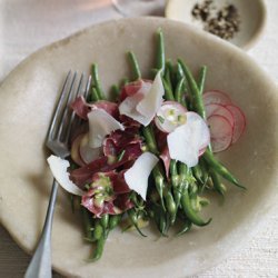 Green Bean Salad with Radishes and Prosciutto recipe