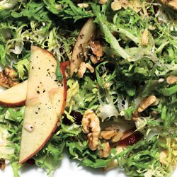 Frisée and Apple Salad with Dried Cherries and Walnuts recipe