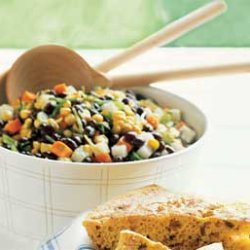 Black Bean, Jícama, and Grilled Corn Salad recipe