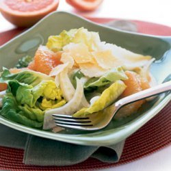 Pink Grapefruit, Fennel, and Parmesan Salad recipe