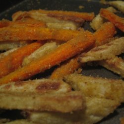 Whacky Baked Carrot And Turnip Fries recipe