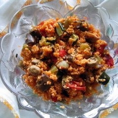 Bulgar Pilaf With Roasted Vegetables recipe