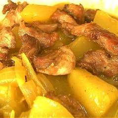 Wild Pear Curry N Crispy Duck recipe
