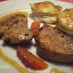 Pork With Coconut Potato Gratin In Orange Sauce recipe