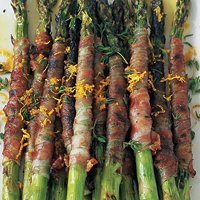 Pancetta-wrapped Asparagus With Citronette recipe