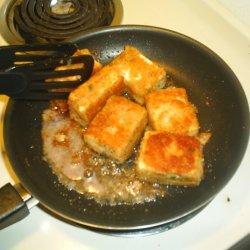 Fried Tofu And Spinach Sandwich recipe