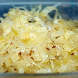 White Wine Braised Sauerkraut recipe