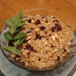 Toasted Israeli Couscous With Pine Nuts And Parsle... recipe