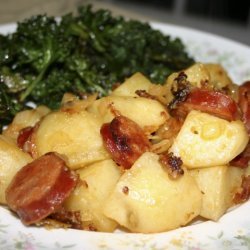 Super Simple Linguica And Potatoes recipe