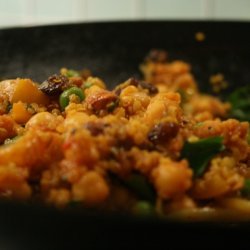 Chick Pea And Quinoa Saute recipe