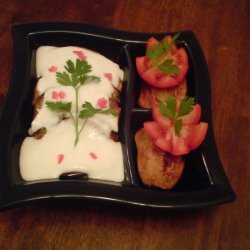 Fried Eggplant With Yogurt recipe