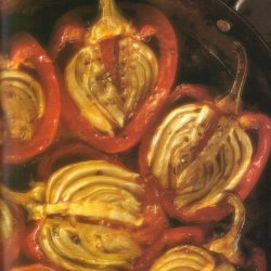 Roasted Red Peppers Stuffed With Fennel recipe