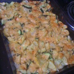 Zucchini And Summer Squash Gratin recipe