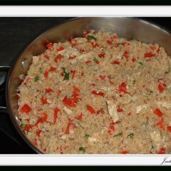 Red And Green Rice recipe