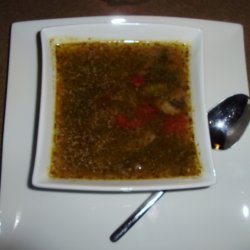 Spicy Mediterranean Sausage Soup recipe