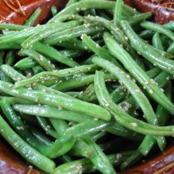 Honey Sesame Green Beans recipe