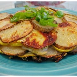 Herbed Summer Squash And Potato Torte - Adapted Bo... recipe