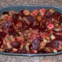 Fresh Beets And New Potatoes recipe