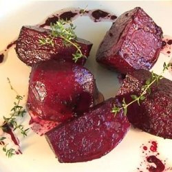 Balsamic Roasted Beetroot With Garlic And Thyme recipe