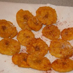 Double-fried Tostones recipe
