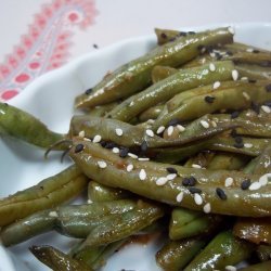 Grilled Sesame Green Beans recipe