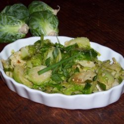 Brussels Sprouts With Chipotle Butter recipe