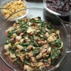 Spinach, Artichoke, Mushroom Casserole recipe