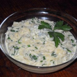 Blue Cheese And Spinach Orzotto recipe