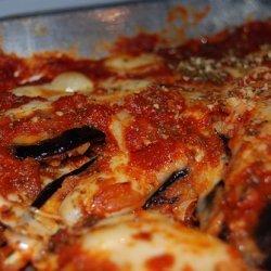 Baked Eggplant With Tomato And Cheese recipe
