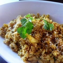 Pineapple Coconut Curry Fried Rice recipe
