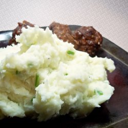 Creamy Wasabi And Chive Mashed Potatoes recipe