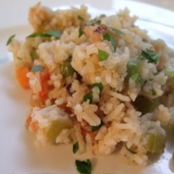 Vegetable Pilaf With Parsley And Walnuts recipe