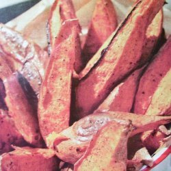 Baked Sweet Potato And Chile Wedges recipe