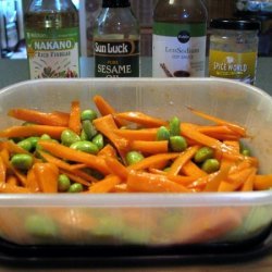Asian Marinated Carrots & Edamame recipe