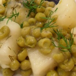 Dill-lemon Potatoes And Green Peas recipe