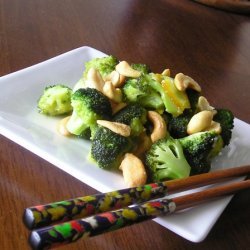 Ginger-orange Butter Broccoli With Cashews recipe