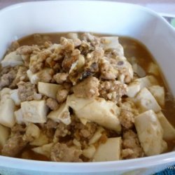 Tofu With Salted Fish And Minced Meat recipe