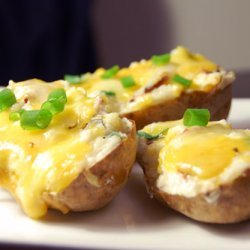 Cheesy Twice Baked Potatoes recipe