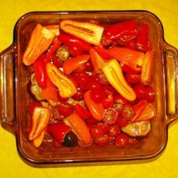 Ambrosia Cherry Tomato And Pepper Dish recipe
