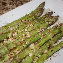 Spicy Grilled Asparagus recipe